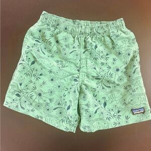 Patagonia Light Green Patterned Shorts